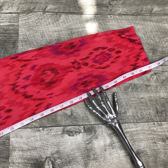 4FOR40 Joes jeans red bohemian print skinny jeans ikat - Picture 7 of 7